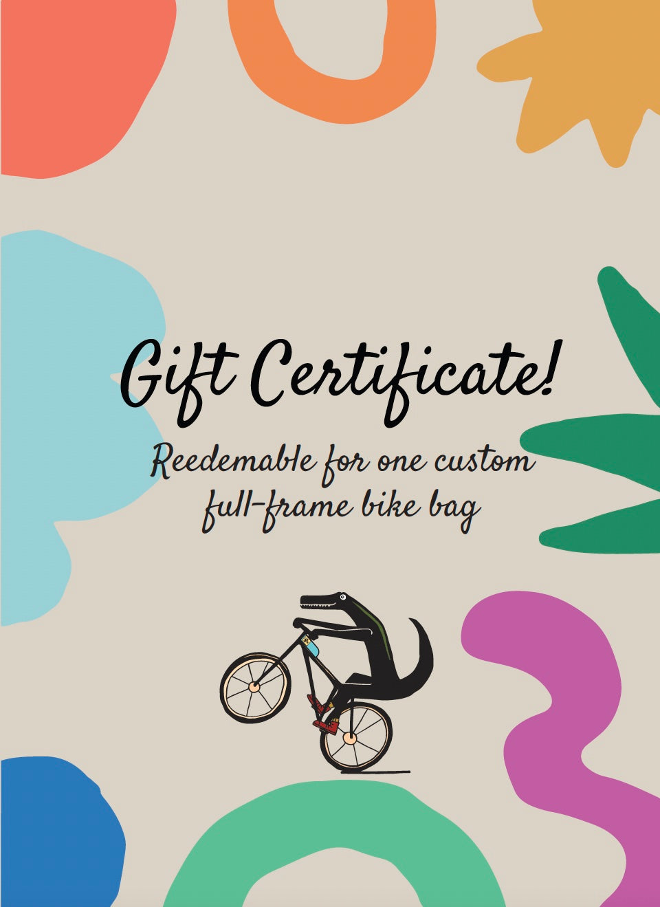Gift Card- Custom Bike Bags!
